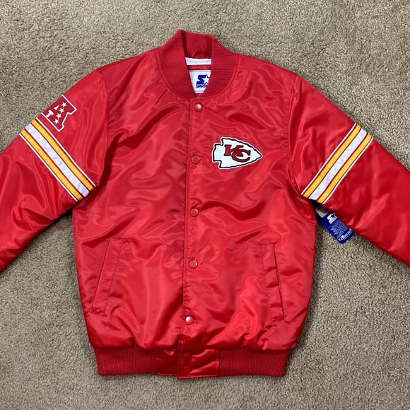STARTER Spring 2023 Jackets & Coats Kansas City Chiefs Starter Snap